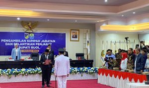 Fairus Maskati Hadai pelantikan Pj Bupati Buol
